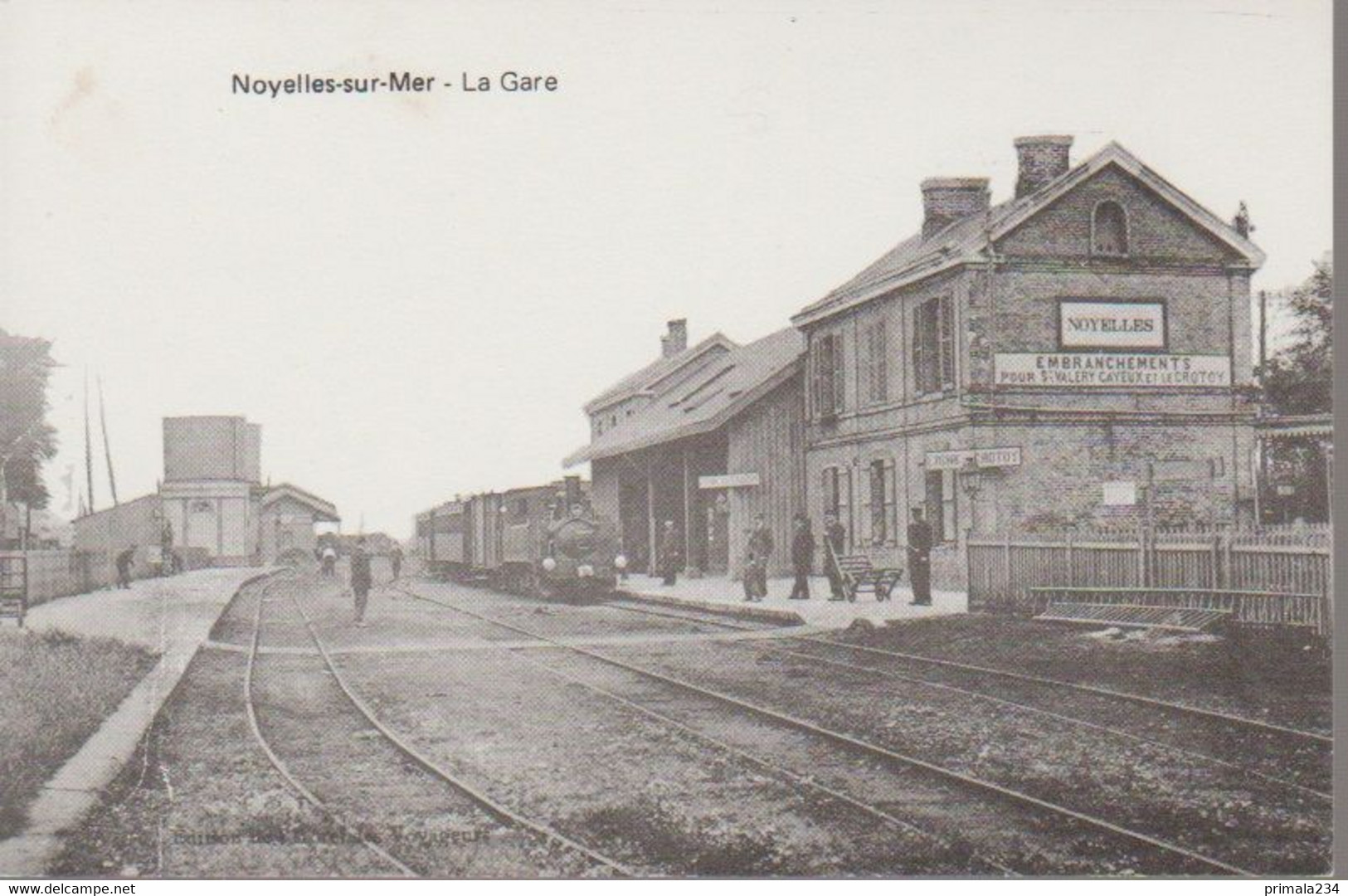 NOYELLES SUR MER   -  LA GARE REEDITION - Noyelles-sur-Mer