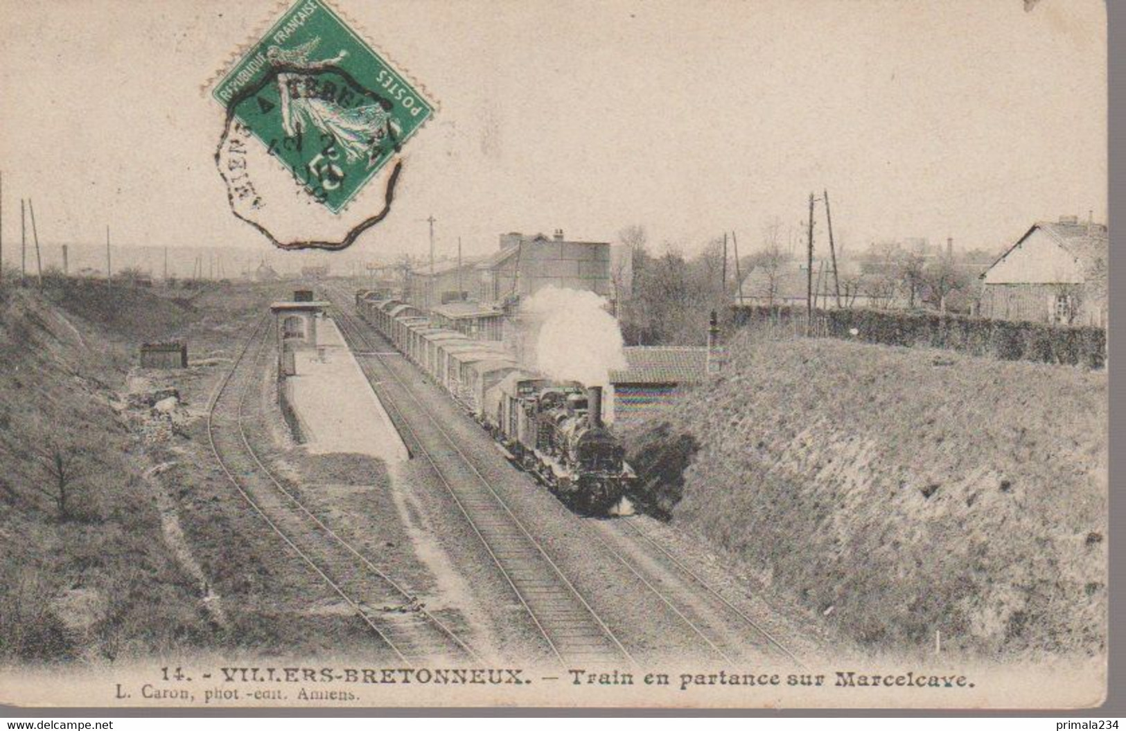 VILLERS BRETONNEUX   - LA GARE - Villers Bretonneux