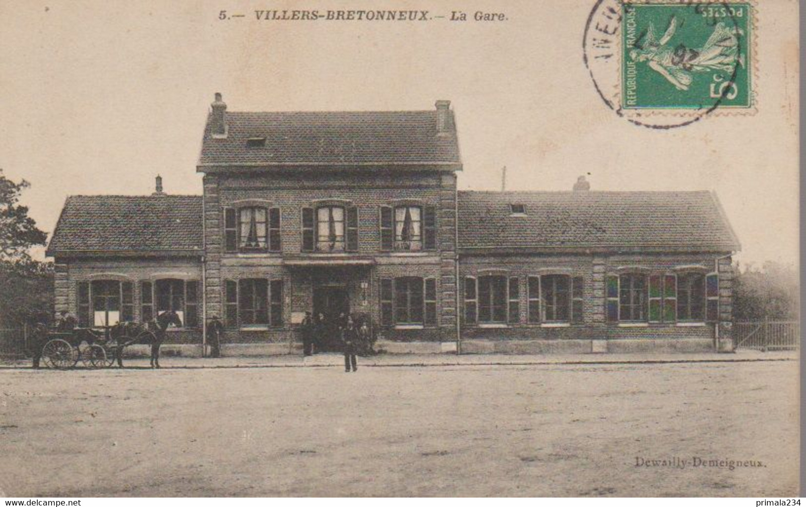 VILLERS BRETONNEUX   - LA GARE - Villers Bretonneux
