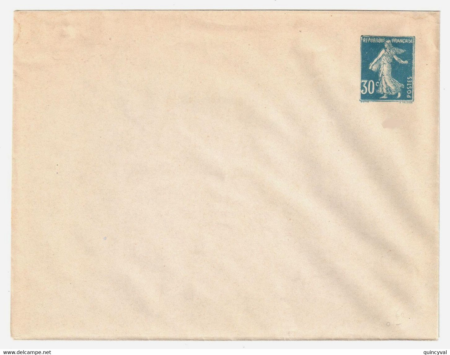 Enveloppe Entier 30c Semeuse Bleu 147 X 112 Storch N6 Yvert 192-E1 Int2rieur Lilas Rose - Standard Covers & Stamped On Demand (before 1995)