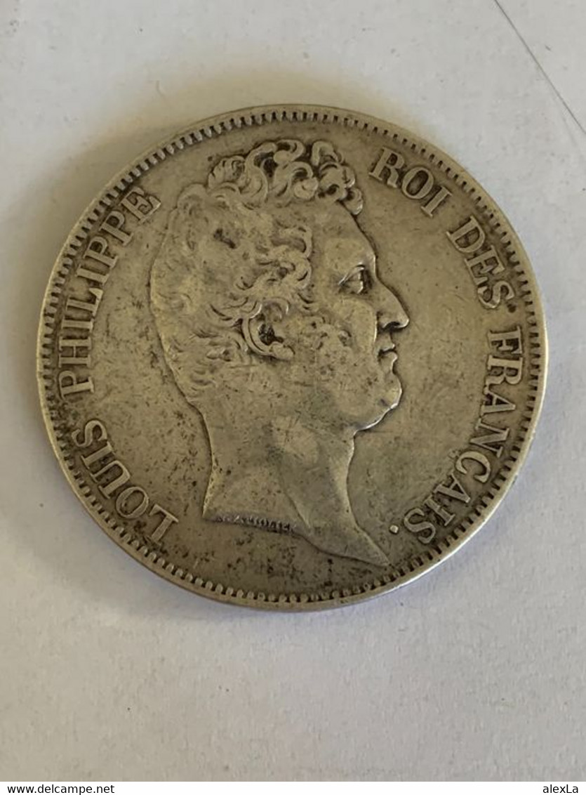 5 Francs Louis Philippe Sans Le I 1830 A - Andere & Zonder Classificatie