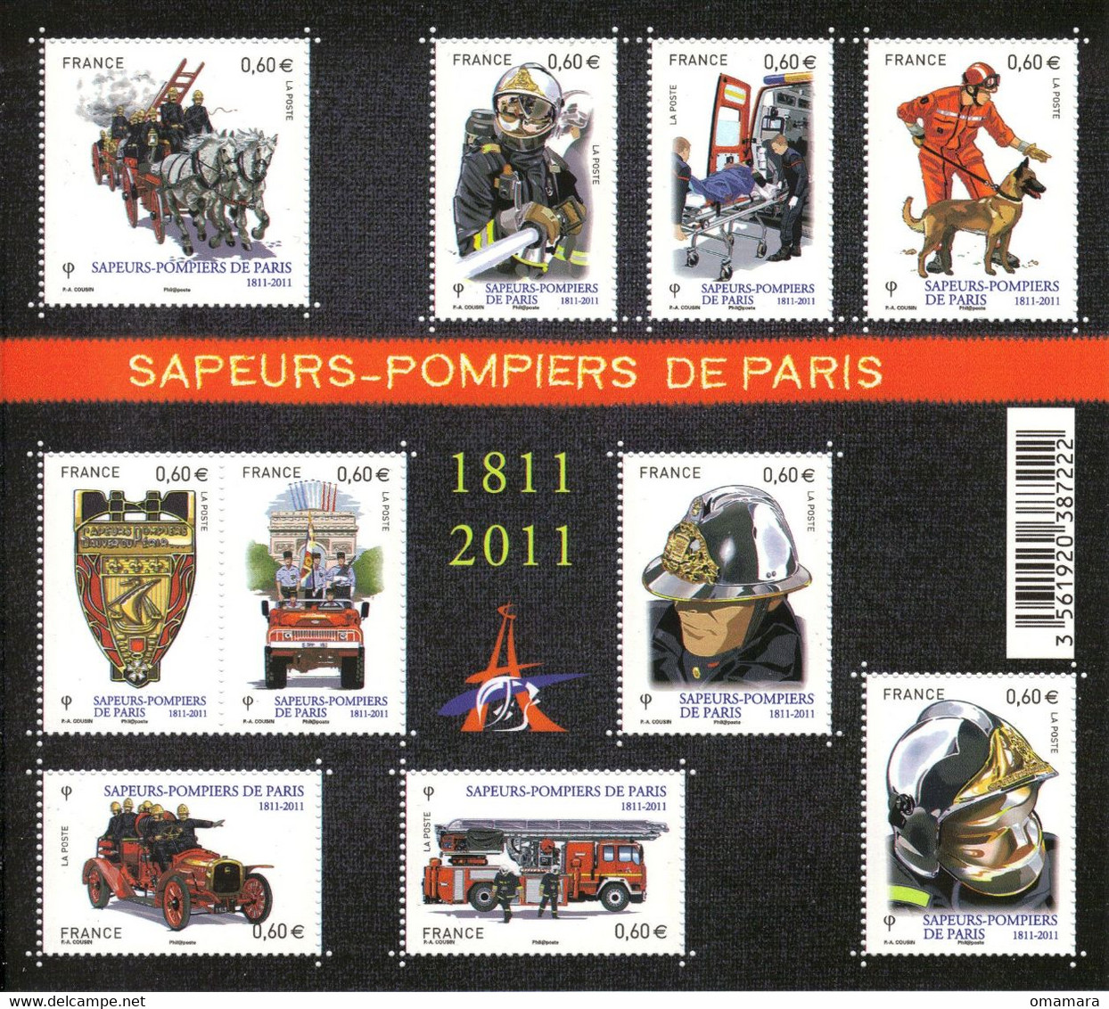 France 2011  Bloc Feuillet 4582   Neuf      " Les Sapeurs-Pompiers De Paris " - Neufs