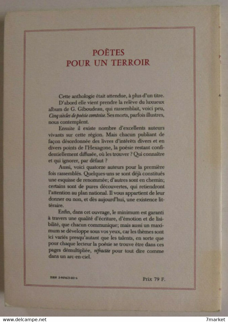 Poètes Pour Un Terroir. Anthologie  Provisoire D'une Poésie Vivante En Franche-Comté / éd. Possibles - 1985 - Franche-Comté
