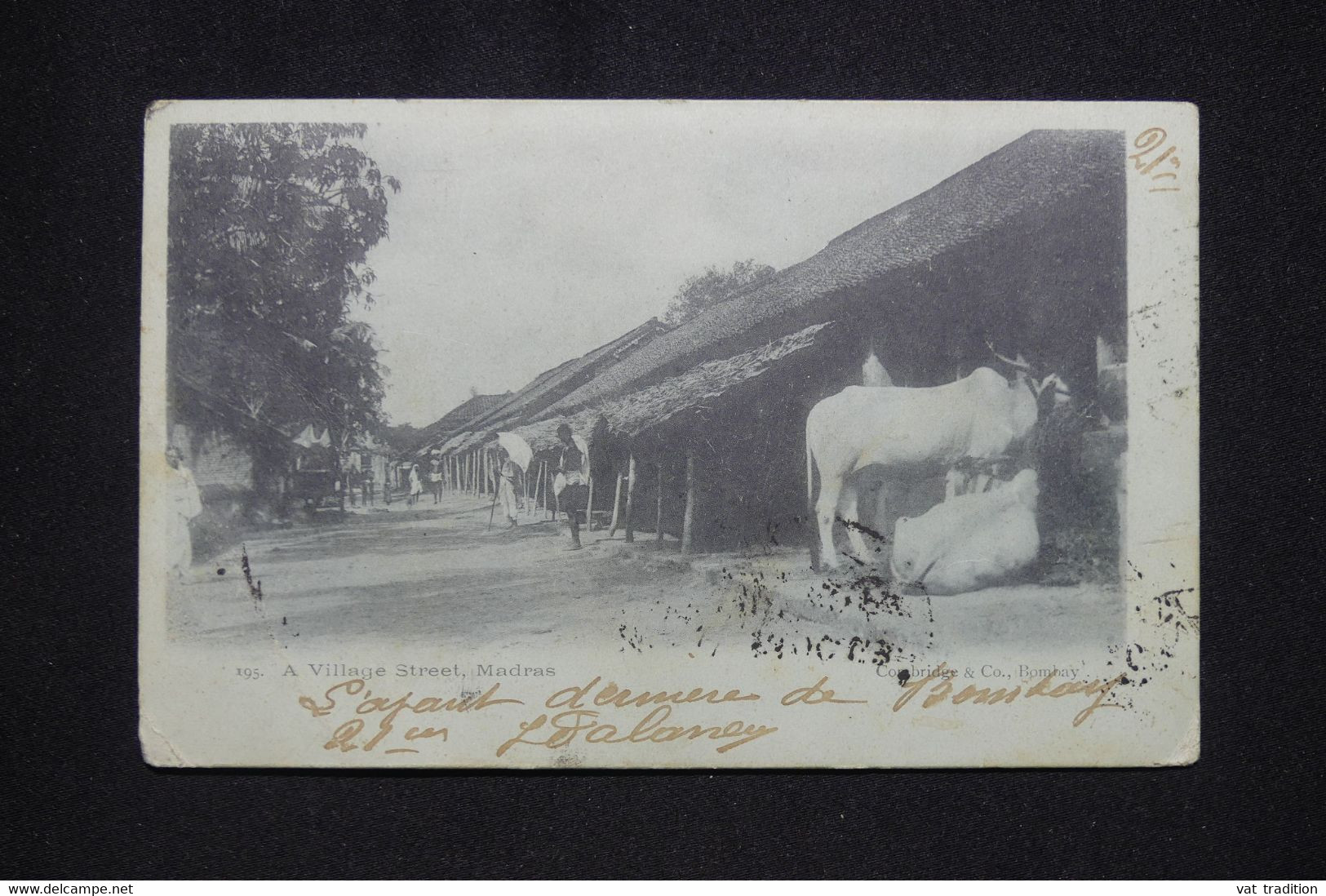 INDE - Carte Postale De Madras Pour La France En 1903 Par Bateau, à Voir - L 96808 - 1902-11  Edward VII