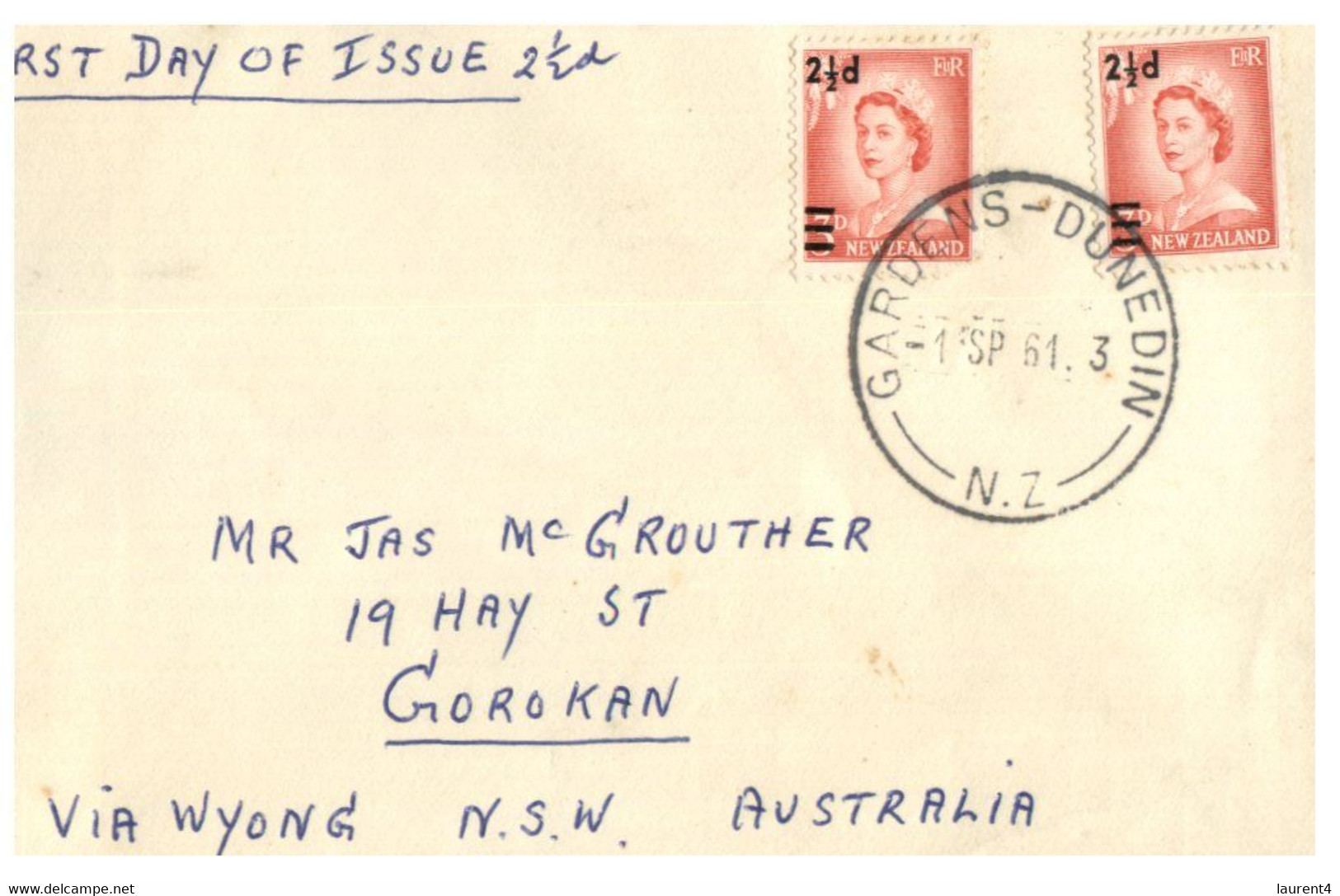 (OO 24) New Zealand (posted To Australia)  - 3 Covers - Covers & Documents