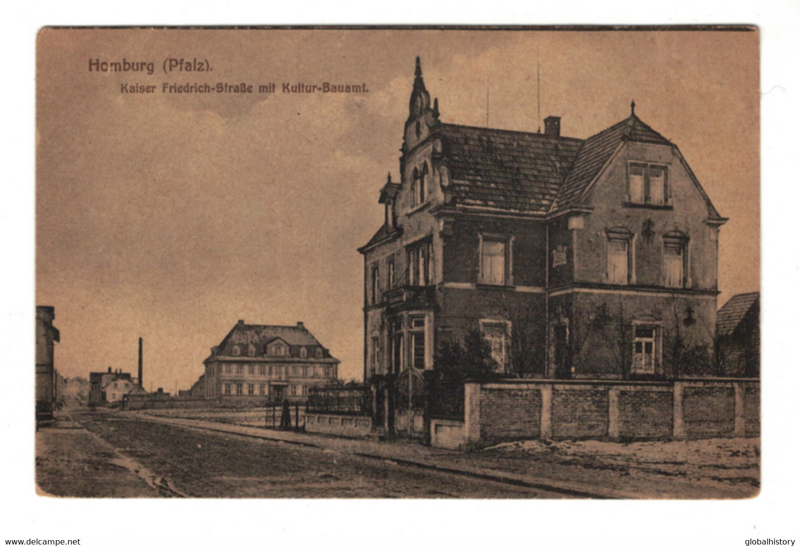 DG1868 - HOMBURG (PFALZ) - KAISER FRIEDRICH STRAßE Mit KULTUR BAUAMT - Other & Unclassified