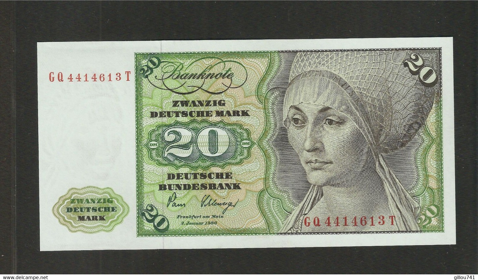 Allemagne, République Fédérale, 20 Deutsche Mark, 1970-1980 Issue - Altri & Non Classificati