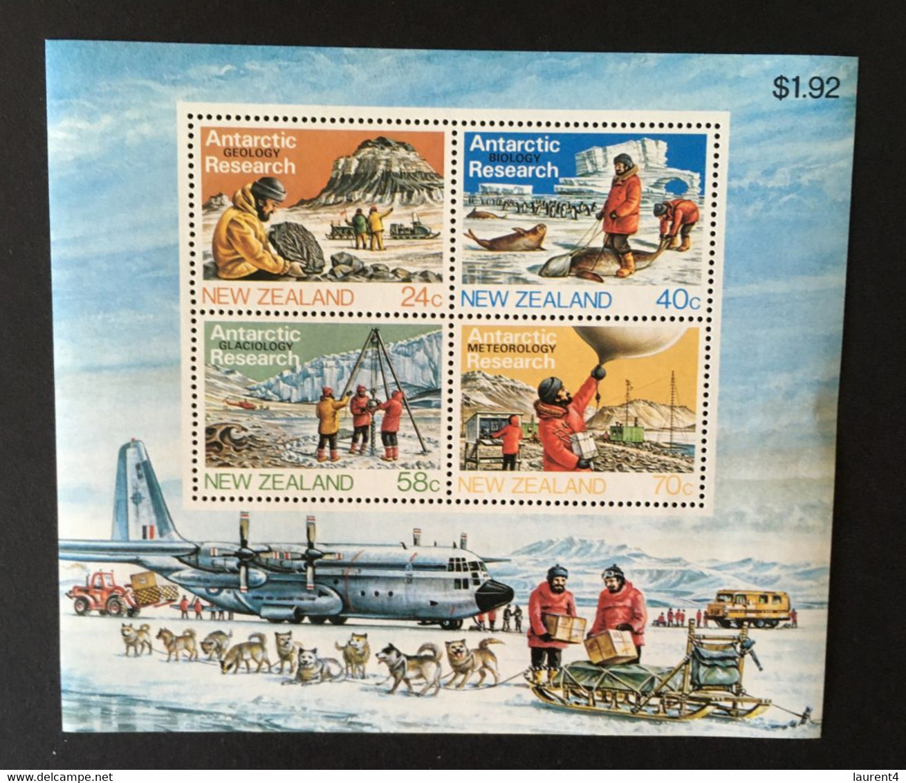 (stamp 1-5-2021) New Zealand - M/S - Antarctic Territory Research - Otros & Sin Clasificación