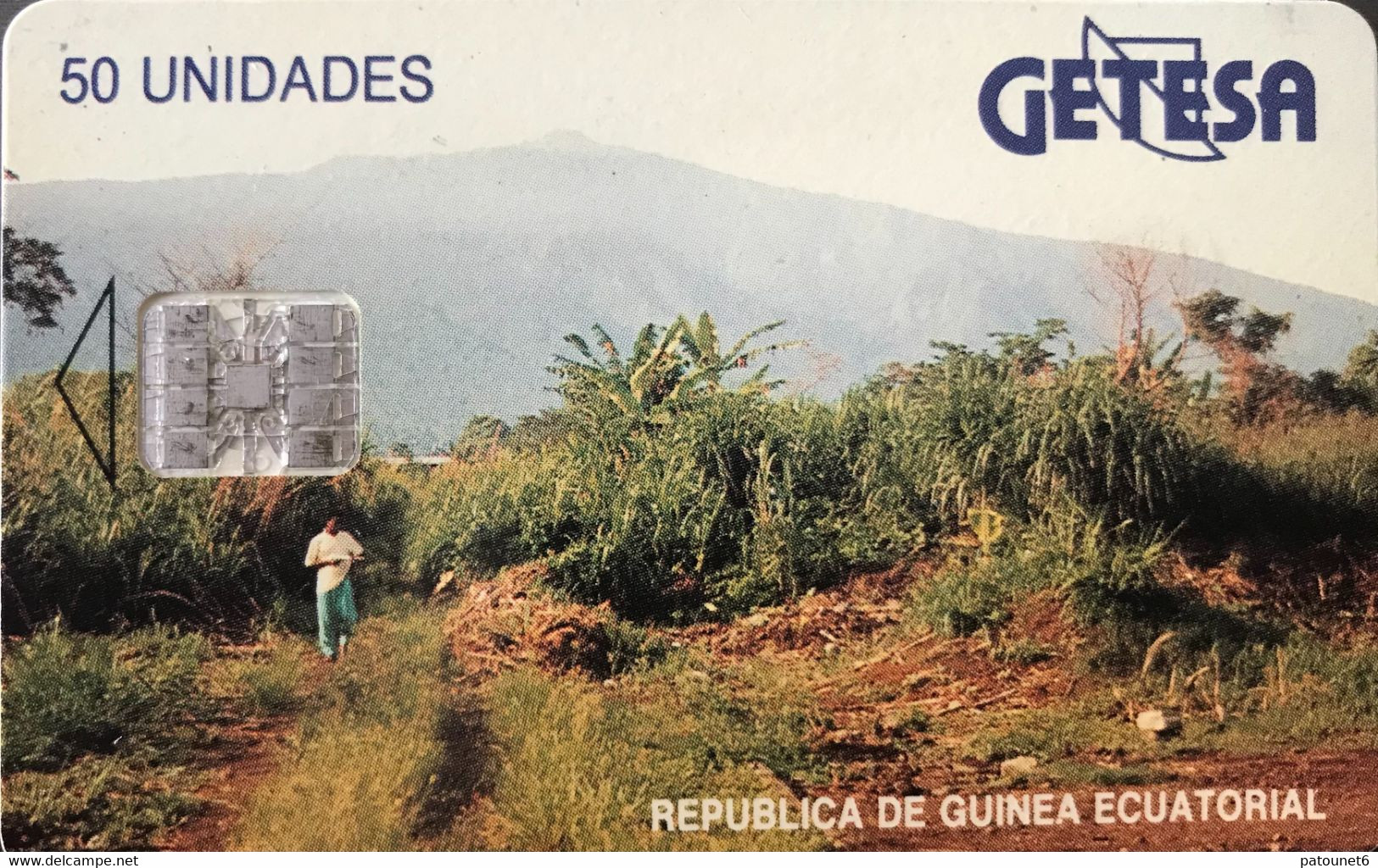 GUINEE-EQUATORIALE  -  Phonecard  -  GETESA - SC7 -  50 Unidades - Guinea Ecuatorial