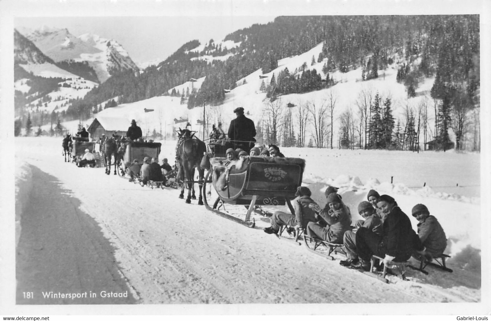 Gstaad Wintertsport Gstaad Luges Attelages - Gstaad