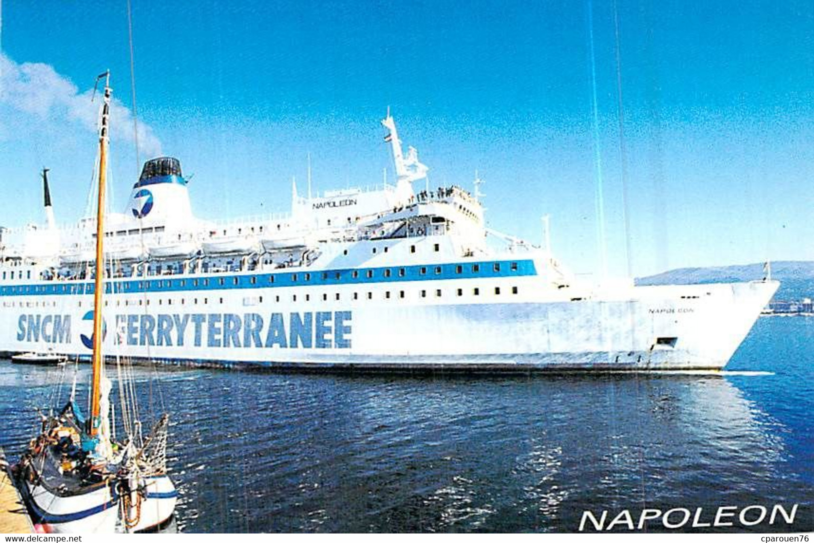 Cpsm  Bateau " Napoléon  " S N C M Corse - Ferries