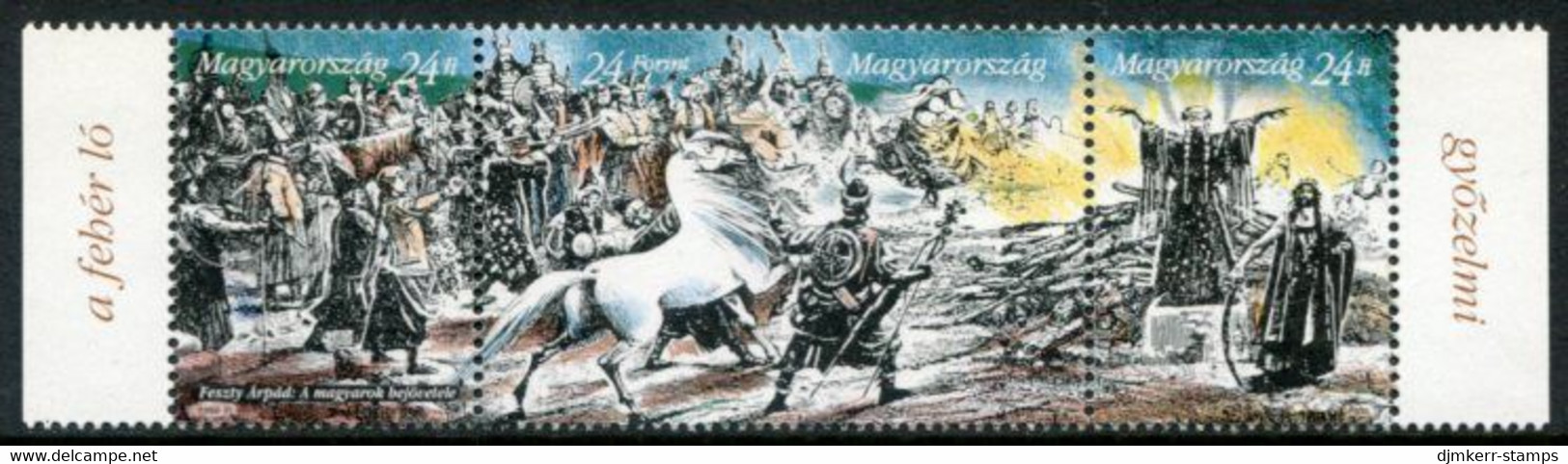 HUNGARY 1996 Magyar Conquest III  MNH / **.  Michel  4368-70 - Unused Stamps