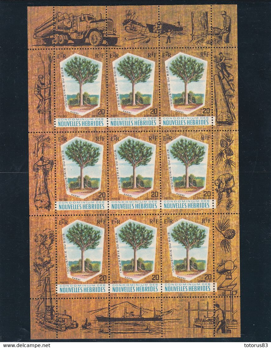 Nouvelles-Hébrides Légende Française 1969 N° 280 (légère Trace) - Blocks & Sheetlets