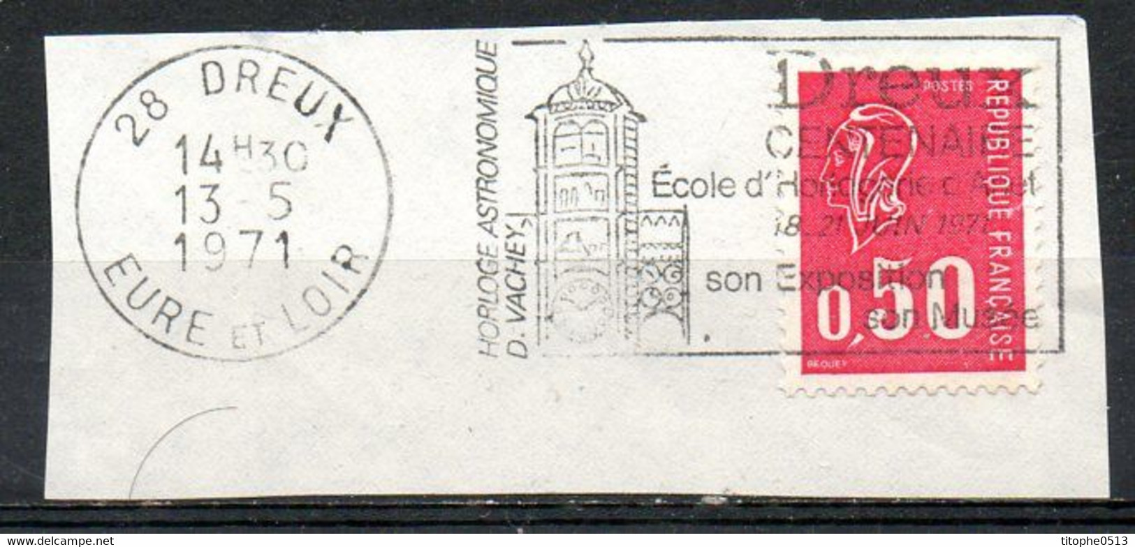 FRANCE. Flamme De 1971 Sur Fragment. Horloge Astronomique De Vachey. - Horlogerie