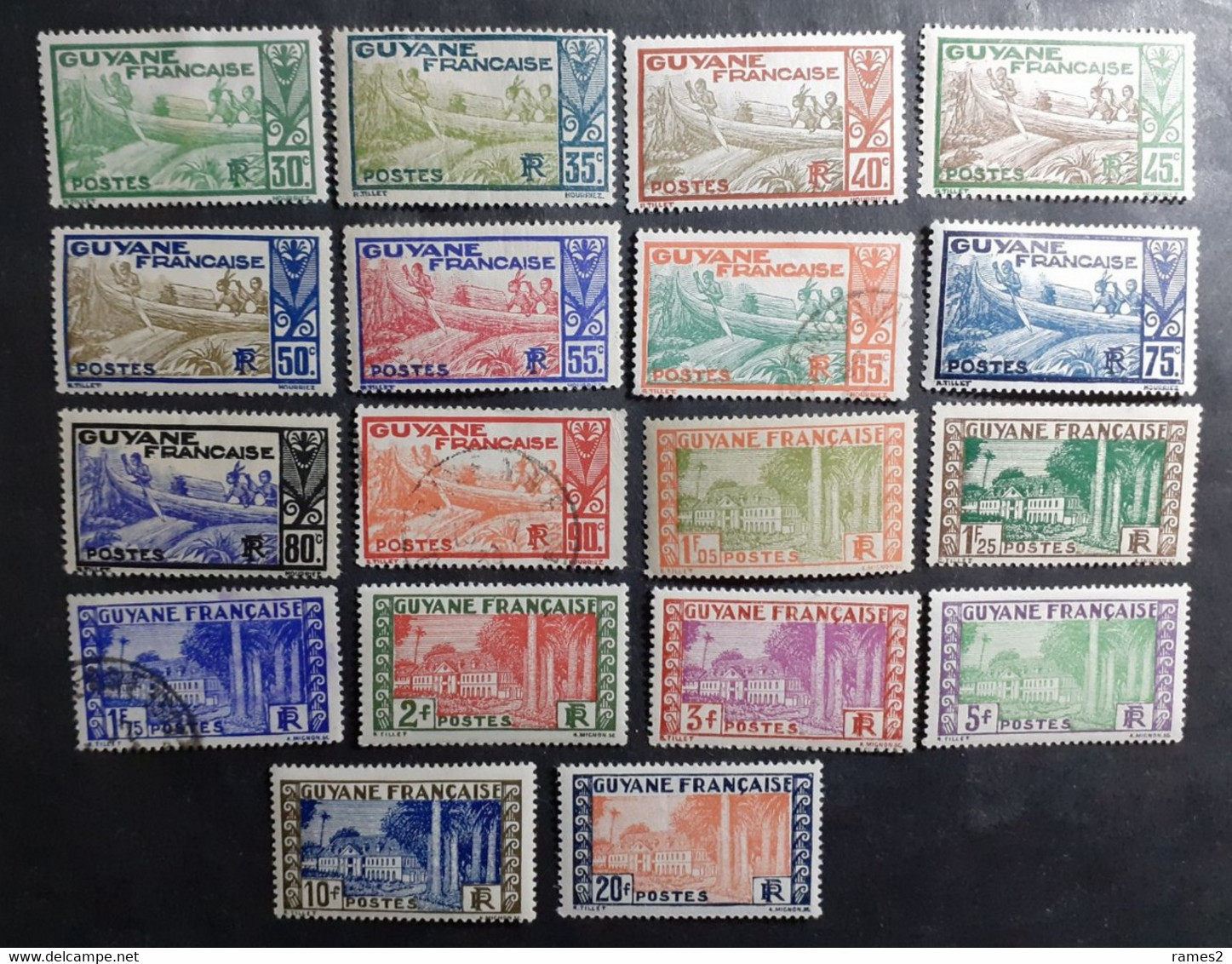 France (ex-colonies & Protectorats) > Guinée Française (1892-1944) >  N° 125/132  **/*/O - Unused Stamps