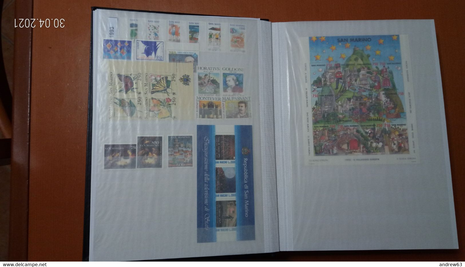 ALBUM - Collezione Di SAN MARINO Dal 1992 Al 2010 - MNH - Con BF E Libretti - Sotto Facciale Offerta Al -30% - No Fenice - Collections, Lots & Series