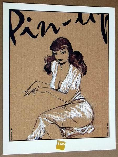 BERTHET YANN Ex-libris Fnac PIN UP - Ilustradores A - C