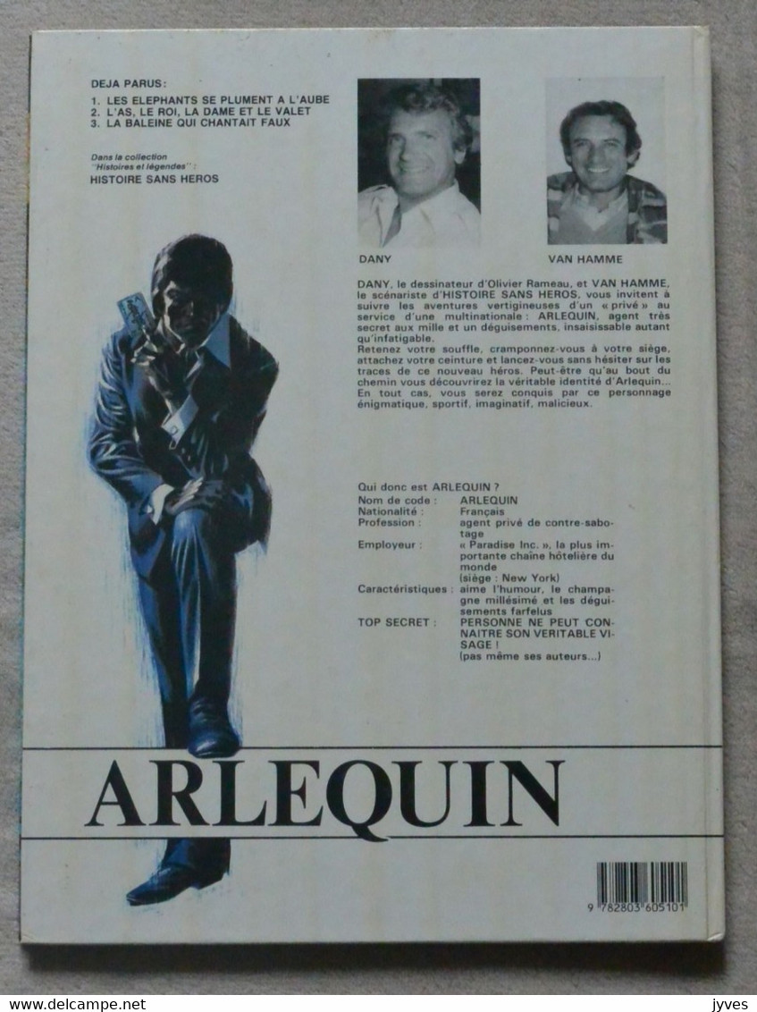 Arlequin - La Baleine Qui Chantait Faux - Lombard - Arlequin