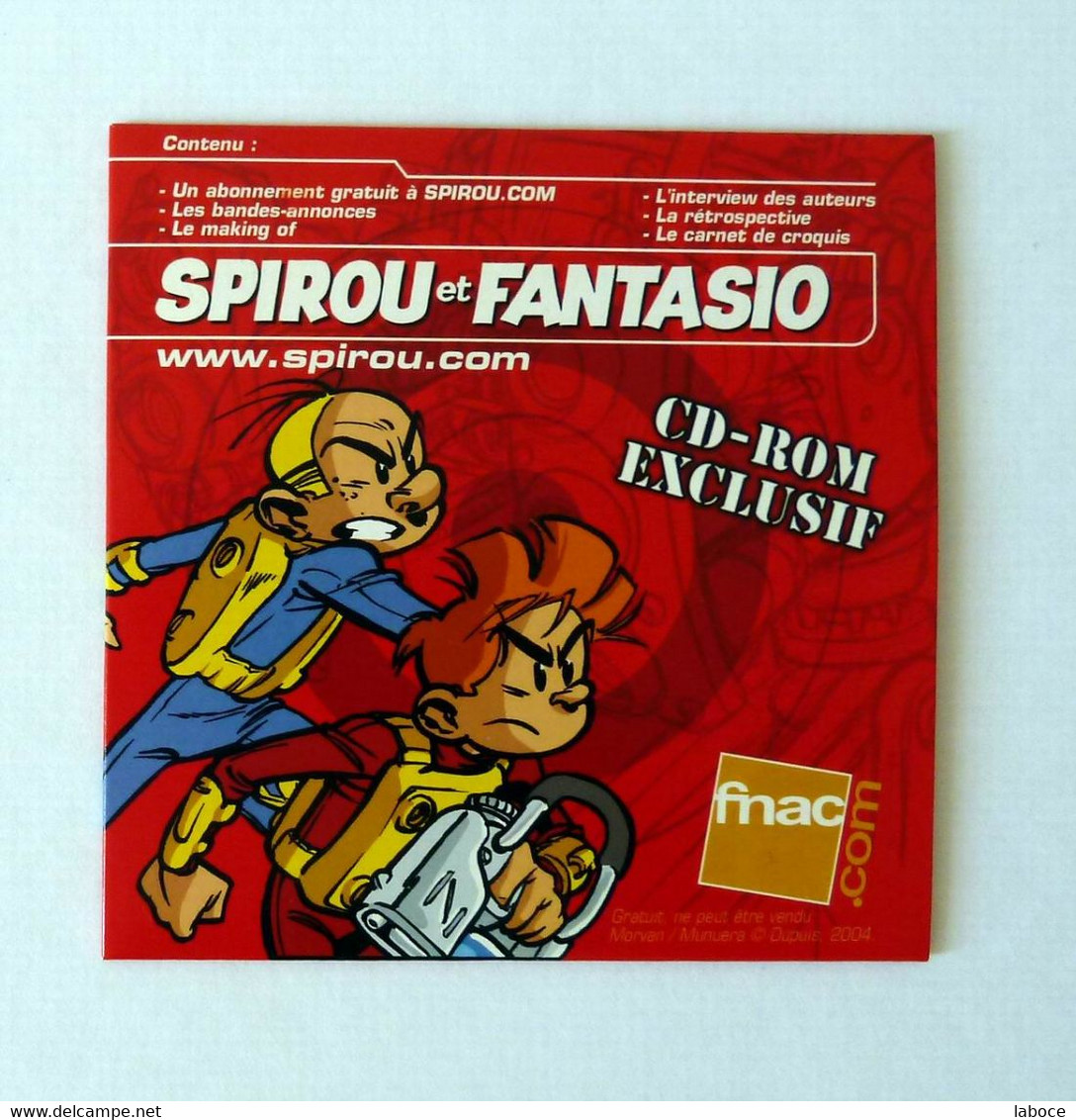 MUNUERA CD ROM EXCLUSIF SPIROU & FANTASIO - Platen & CD