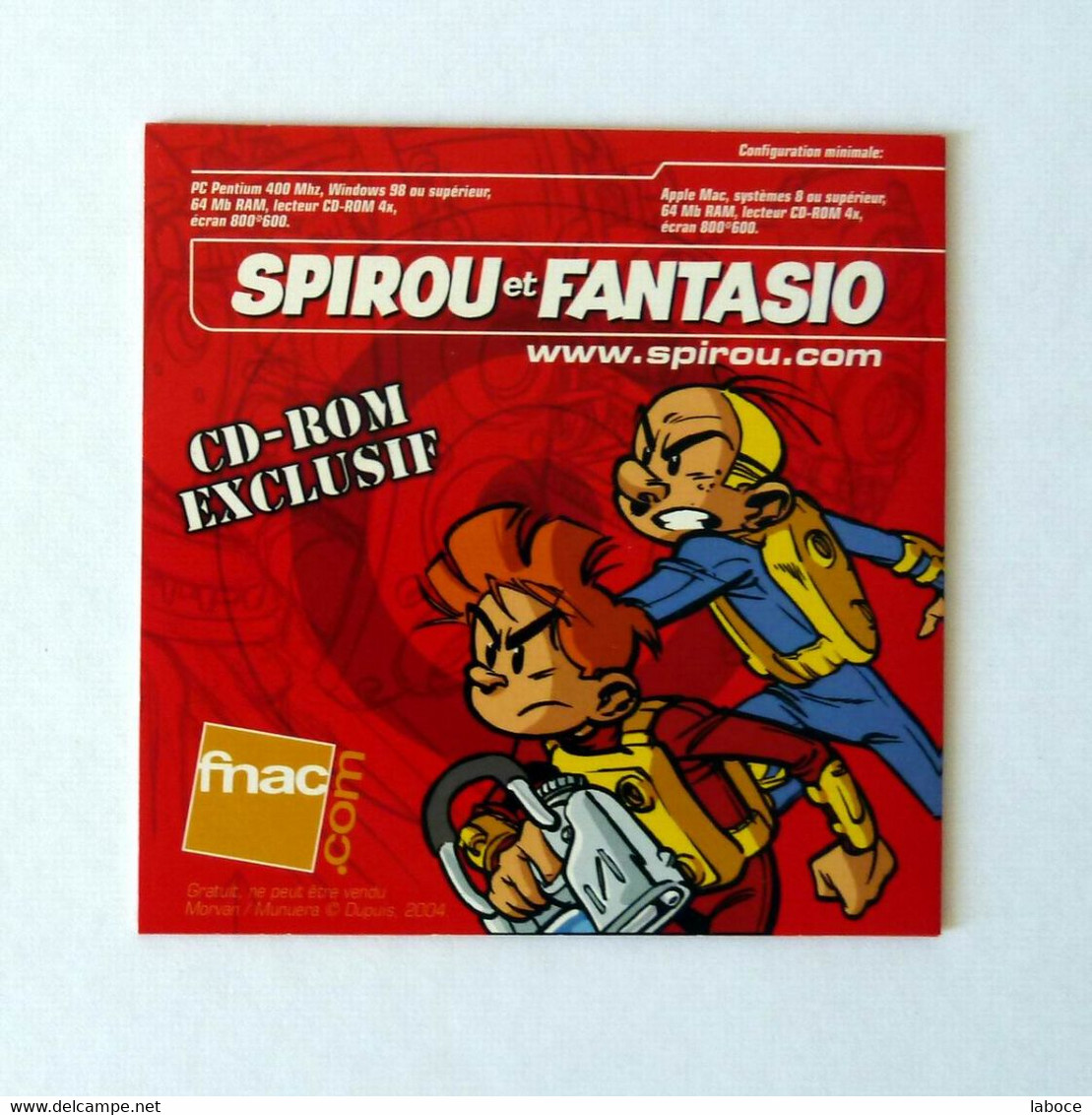 MUNUERA CD ROM EXCLUSIF SPIROU & FANTASIO - Platen & CD