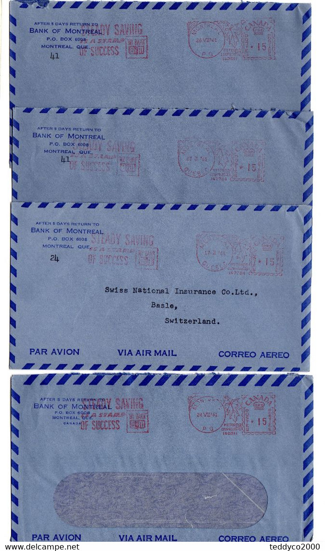 Canada Ema 1961 - Stamped Labels (ATM) - Stic'n'Tic