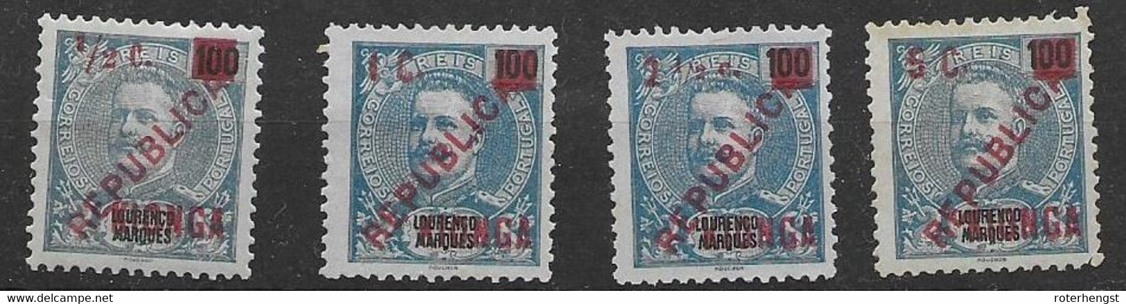 1916 Kionga Rare Complete Set Mint - Kionga