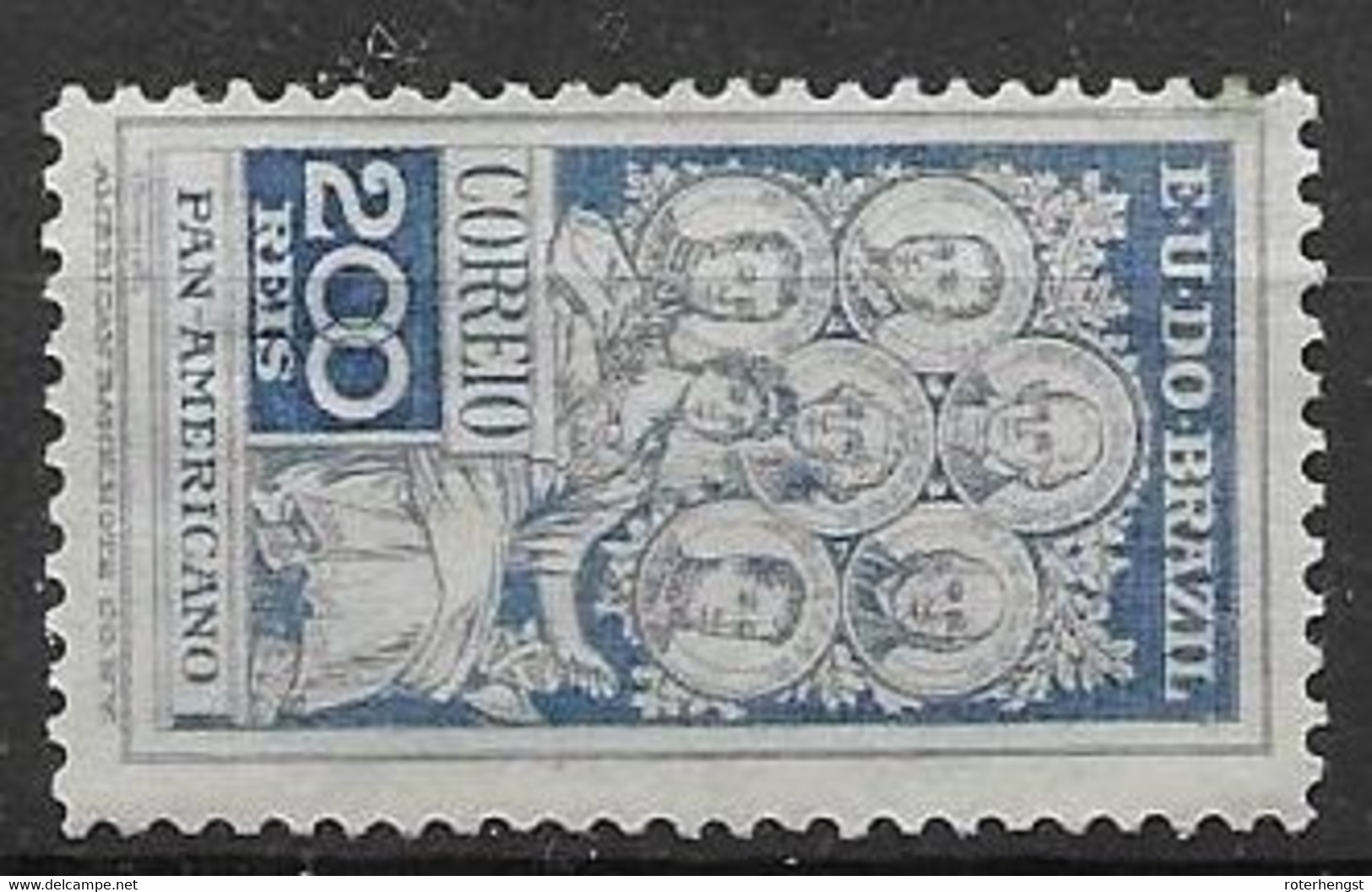 Brazil Mh * 1909 12 Euros - Unused Stamps