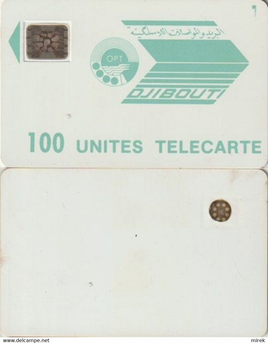 408/ Djibouti; P8. Logo Greenish-blue, 100 Ut., SC5 Afnor, No CN - Gibuti