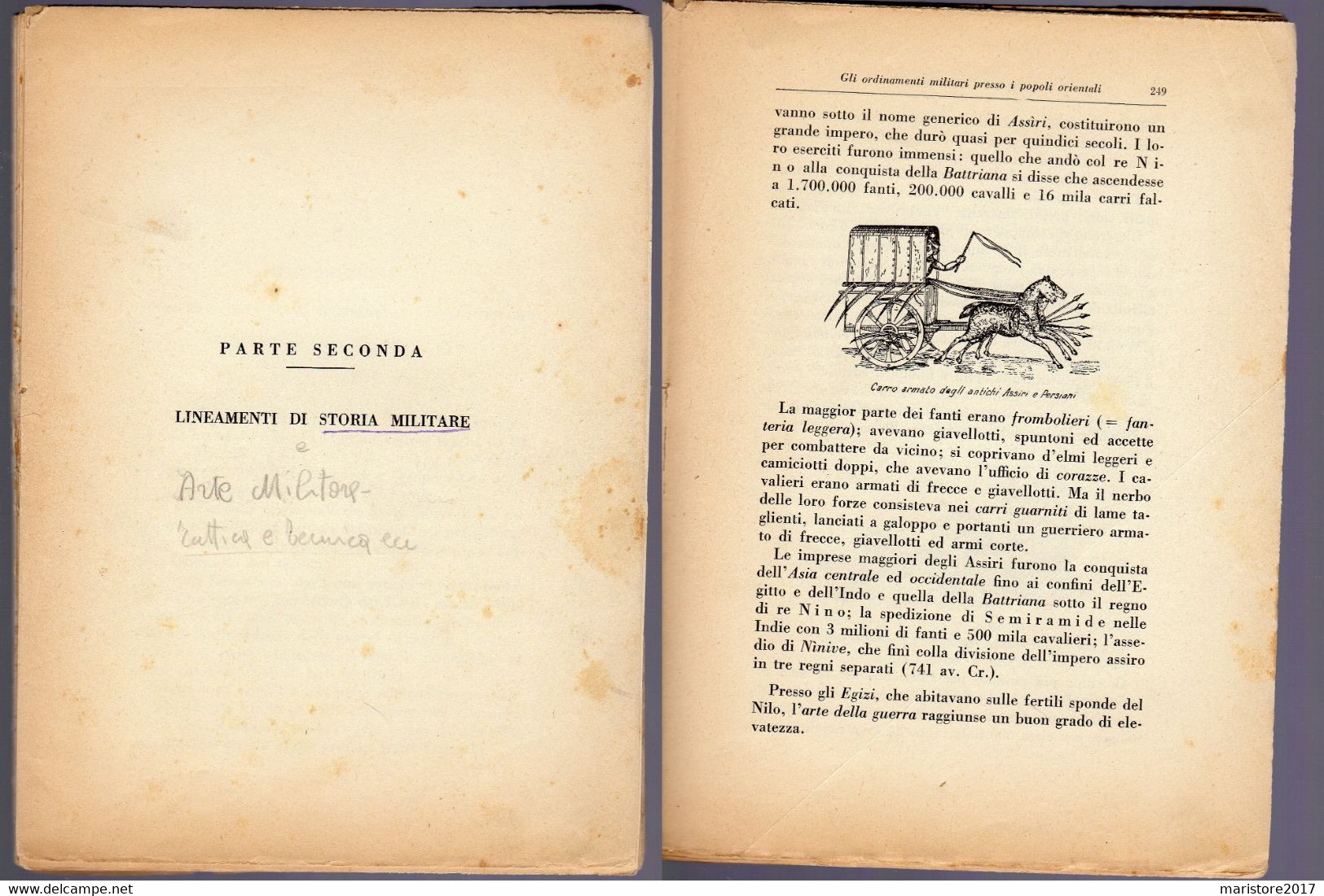 Estratto Pagine Libro Elementi Di Cultura Militare-Tattica ,tecnica Strategia Mappe Esercito-Tactics, Technique Military - Guerra 1914-18