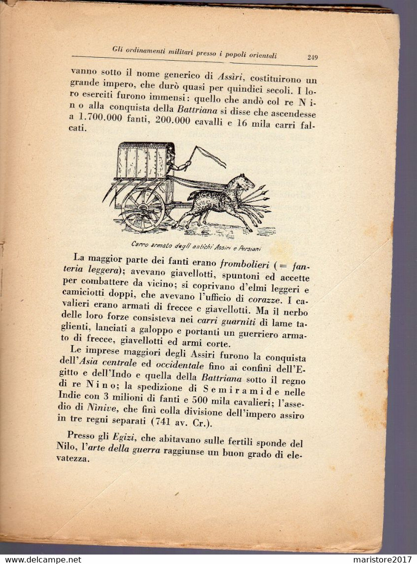 Estratto pagine Libro Elementi di cultura Militare-Tattica ,tecnica strategia mappe Esercito-Tactics, technique Military