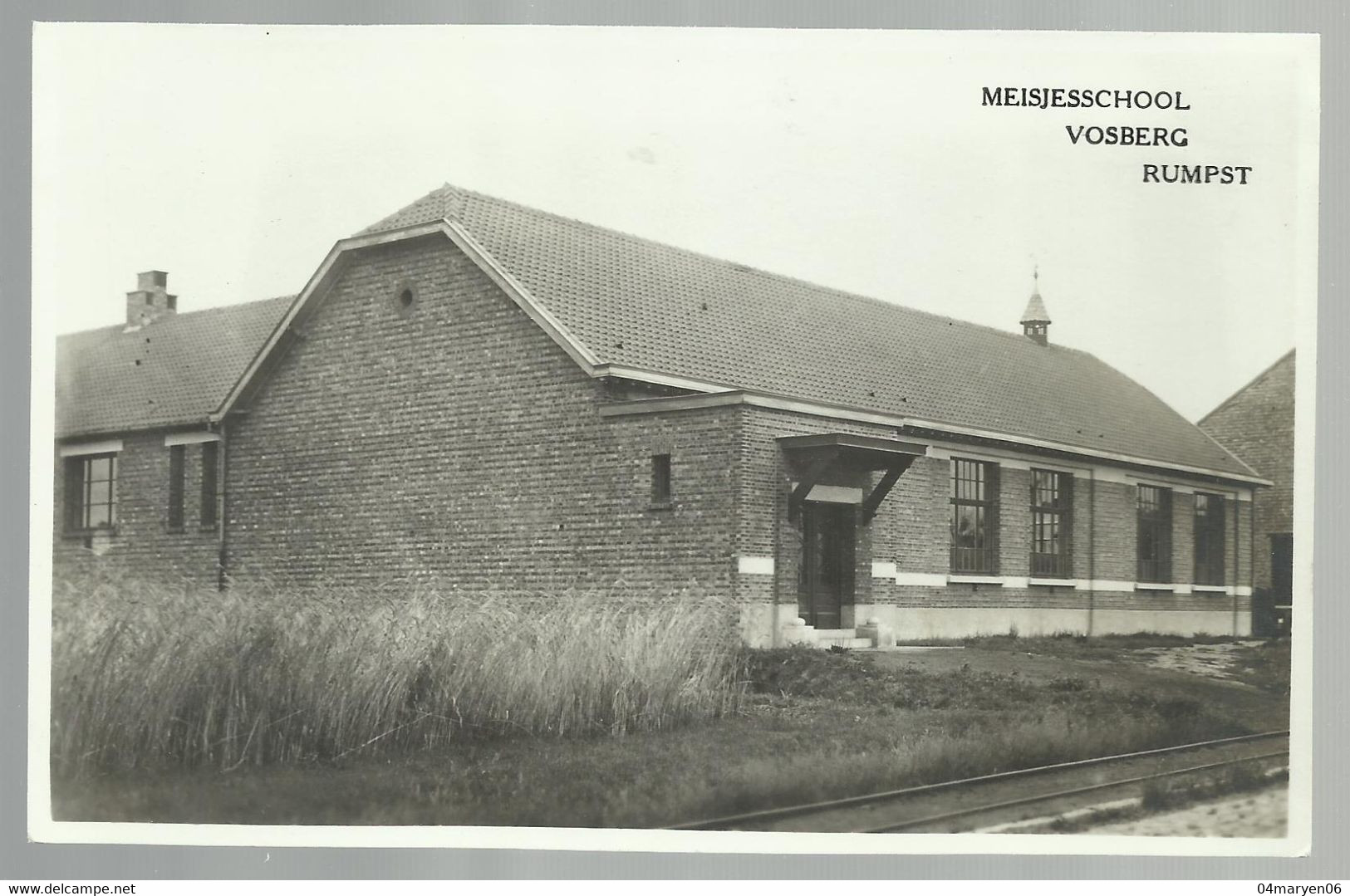 ***  2 X RUMPST  ***  -  Meisjesschool Vosberg + Bewaarschool  -  FOTOKAARTEN ! ! ! ! ! - Rumst