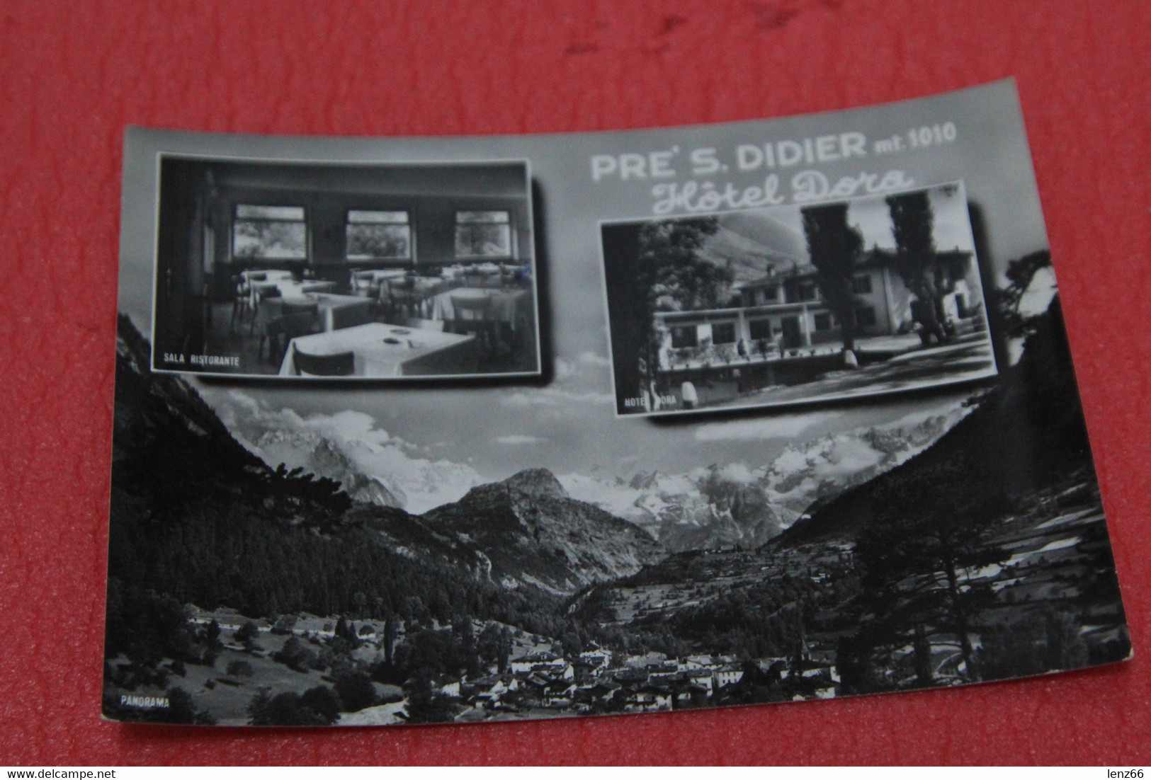 Aosta Prè St. Didier Hotel Dora 1960 + NO Francobollo - Altri & Non Classificati