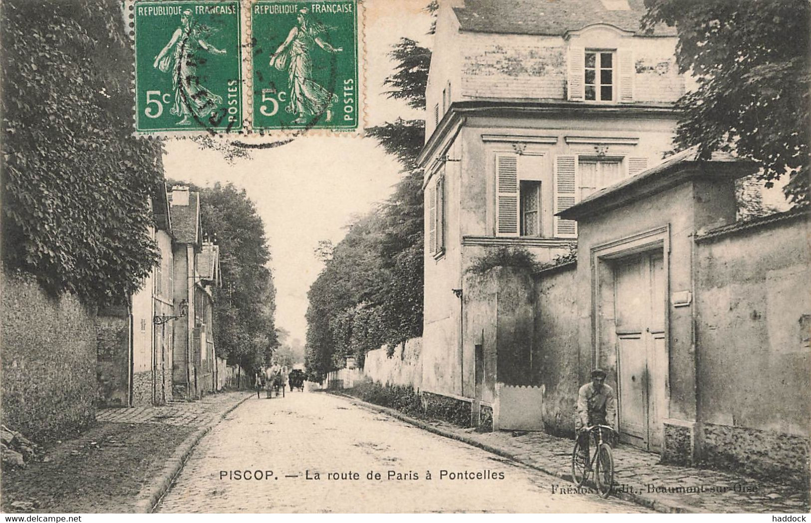 PISCOP : LA ROUTE DE PARIS A PONTCELLES - Pontcelles