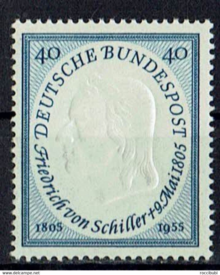 BRD 1955 // 210 ** Friedrich Von Schiller - Ungebraucht