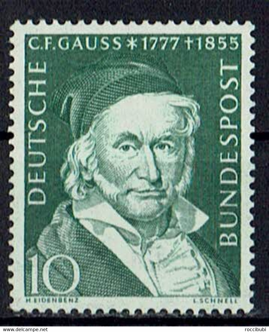 BRD 1955 // 204 ** Carl Friedrich Gauß - Ungebraucht