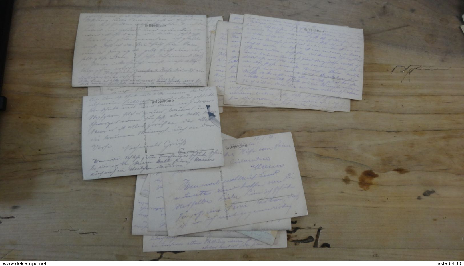 LA VILLE AUX BOIS : 15 Cartes Allemandes Envoyées En 1916 ................ 4365 - Other & Unclassified