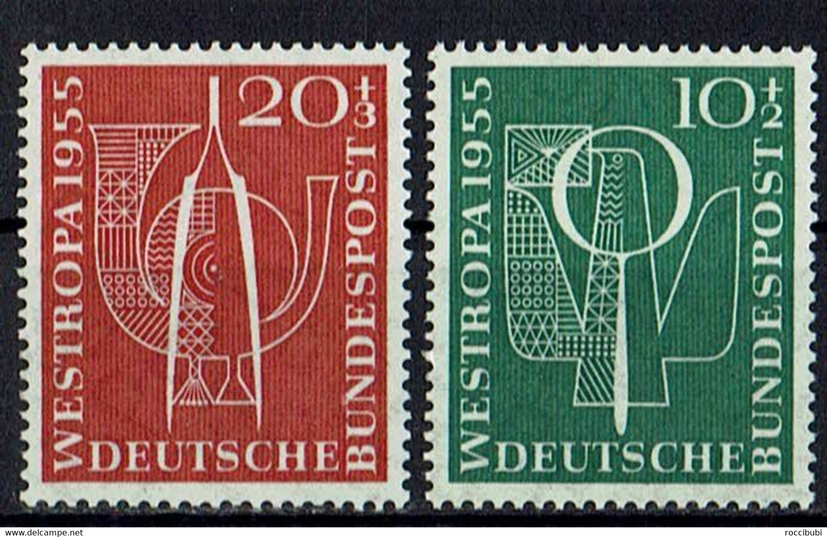 BRD 1955 // 217/218 ** Int. Briefmarkenausstellung - Ungebraucht