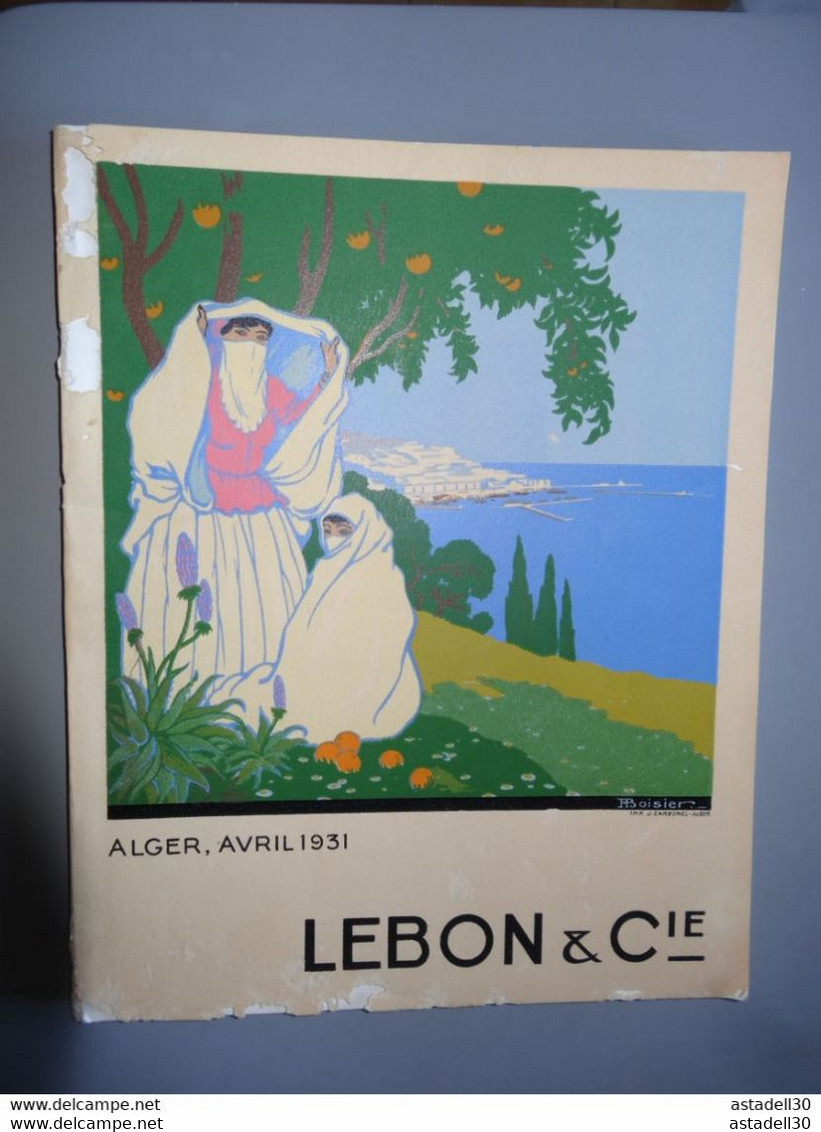 ALGERIE : Livre Sur La Société LEBON Et Cie - 1931 ...........  Caisse1-210124-L3 - Other & Unclassified