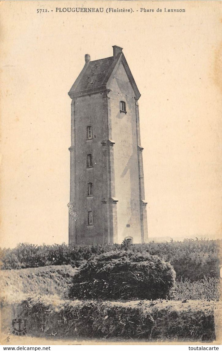 CPA 29 PLOUGUERNEAU PHARE DE LANVAON - Plouguerneau