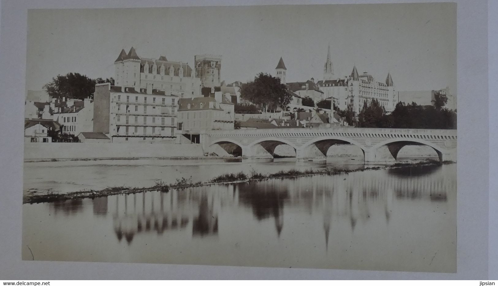 Souvenir De Pau Lot De 8 Grandes Photographies Originales Albuminées C 1870/80 Par Louis Lafon  ................. Z2 - Ancianas (antes De 1900)