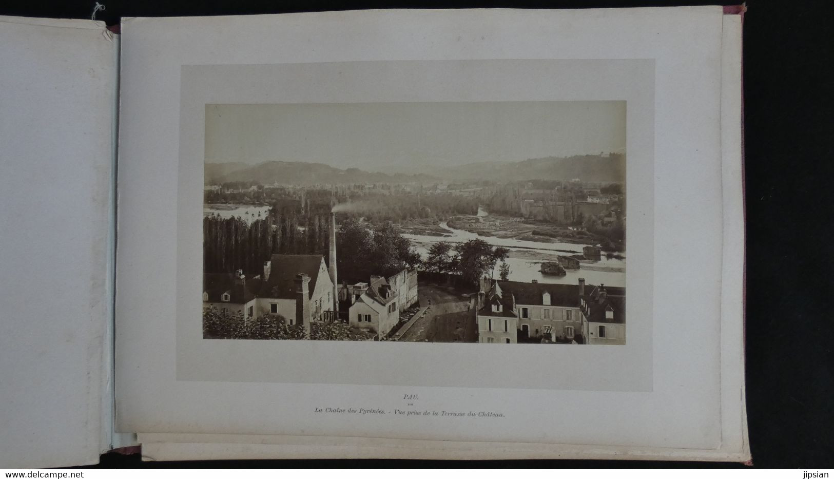 Souvenir de Pau lot de 8 grandes photographies originales albuminées c 1870/80 par Louis Lafon  ................. Z2