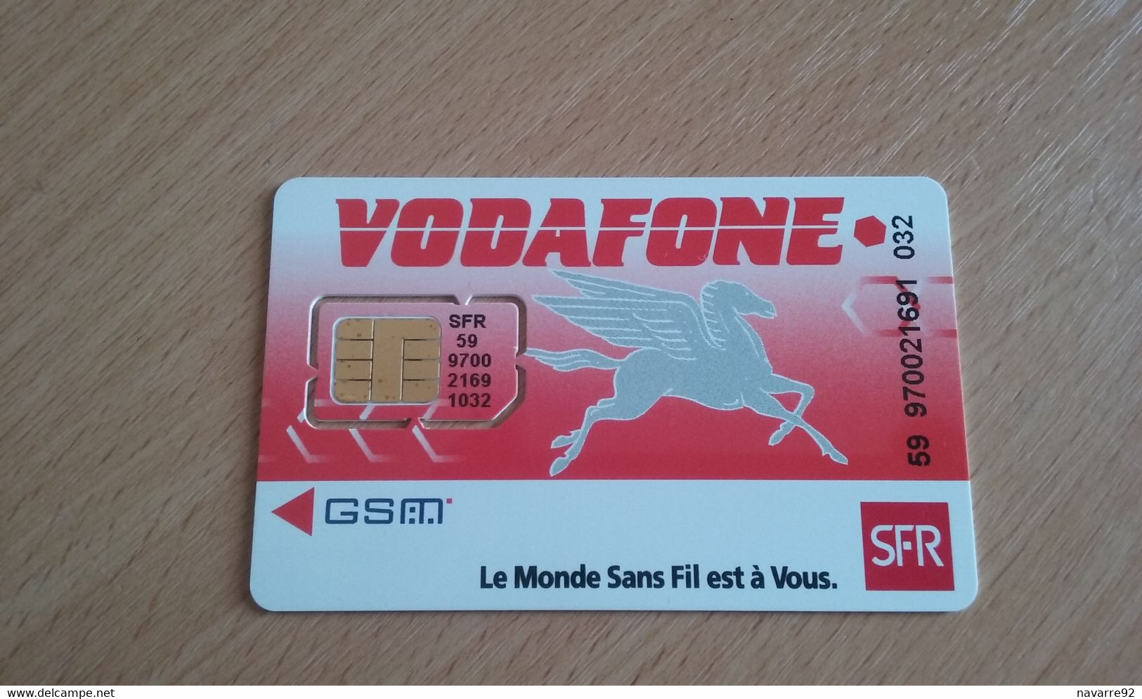 JOLIE CARTE GSM SIM VODAFONE SFR T.B.E !!! - Sonstige & Ohne Zuordnung