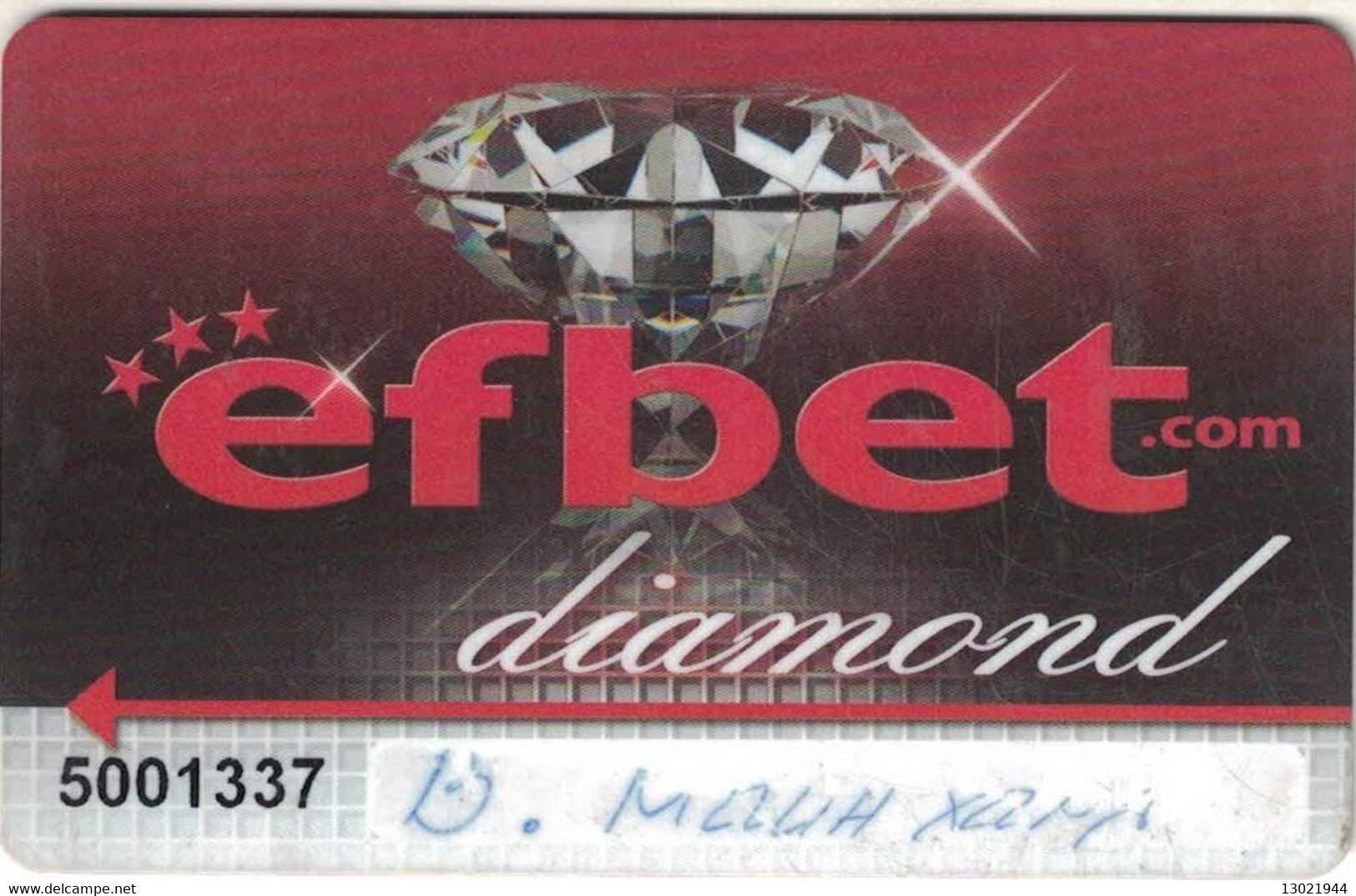 BULGARIA KEY CASINO      Efbet Diamond - Casinokaarten