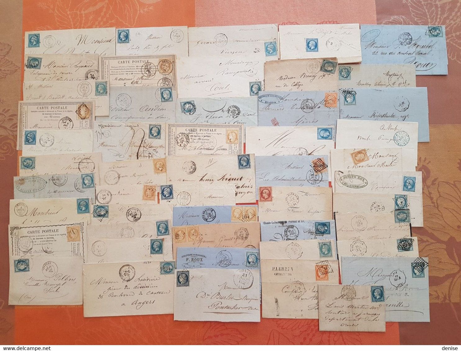 France - Lot De 50 Lettres Classiques  - Depart 1 Euro - - 1849-1876: Klassieke Periode