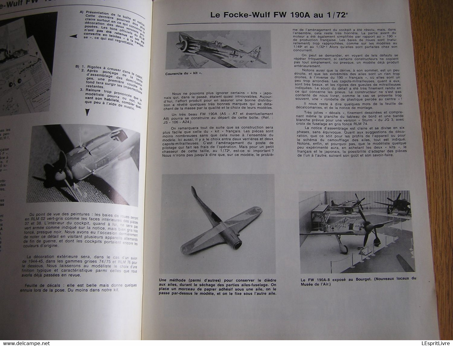 LES MORDUS DU MODELISME N° 7 Messerschmitt FW Luftwaffe Guerre 40 45 Maquette Avion Camouflage Marque Marking Aviation - Modellismo