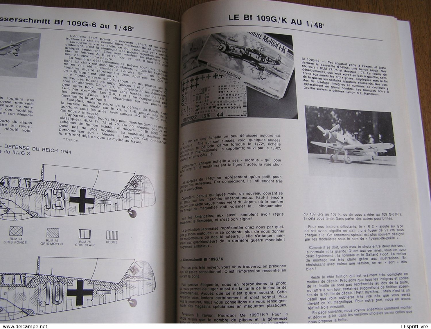 LES MORDUS DU MODELISME N° 7 Messerschmitt FW Luftwaffe Guerre 40 45 Maquette Avion Camouflage Marque Marking Aviation