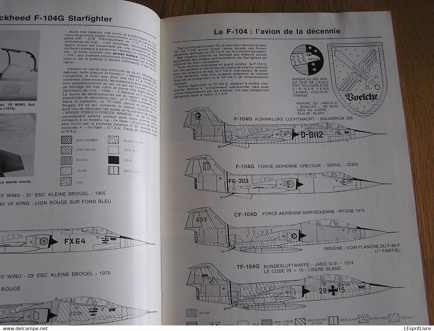 LES MORDUS DU MODELISME N° 8 Les Avions de l'OTAN RAF CAF Guerre 40 45 Maquette Avion Camouflage Marque Marking Aviation