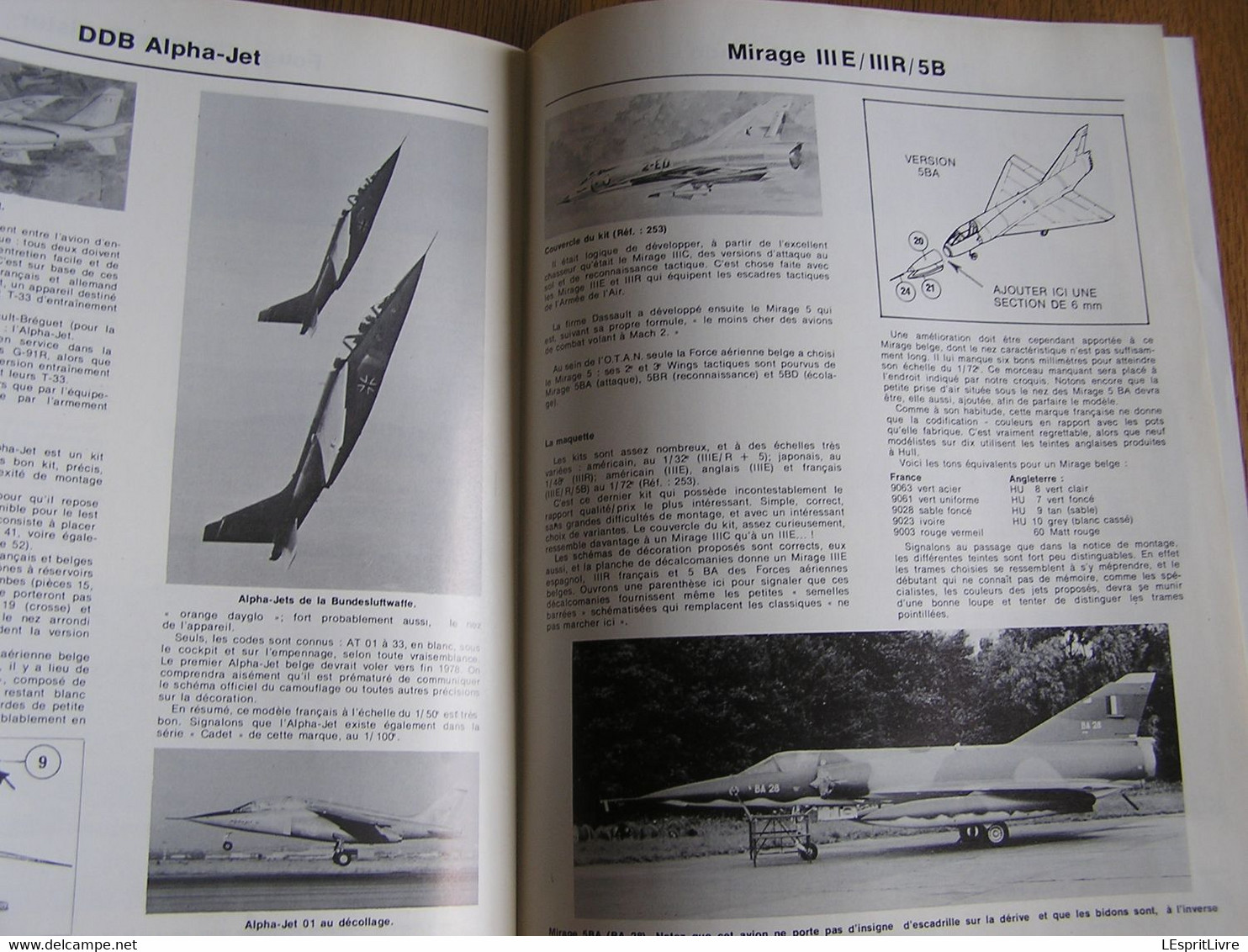 LES MORDUS DU MODELISME N° 9 Les Avions de l'OTAN Belgique BAF Guerre 40 45 Maquette Avion Marque Marking Aviation