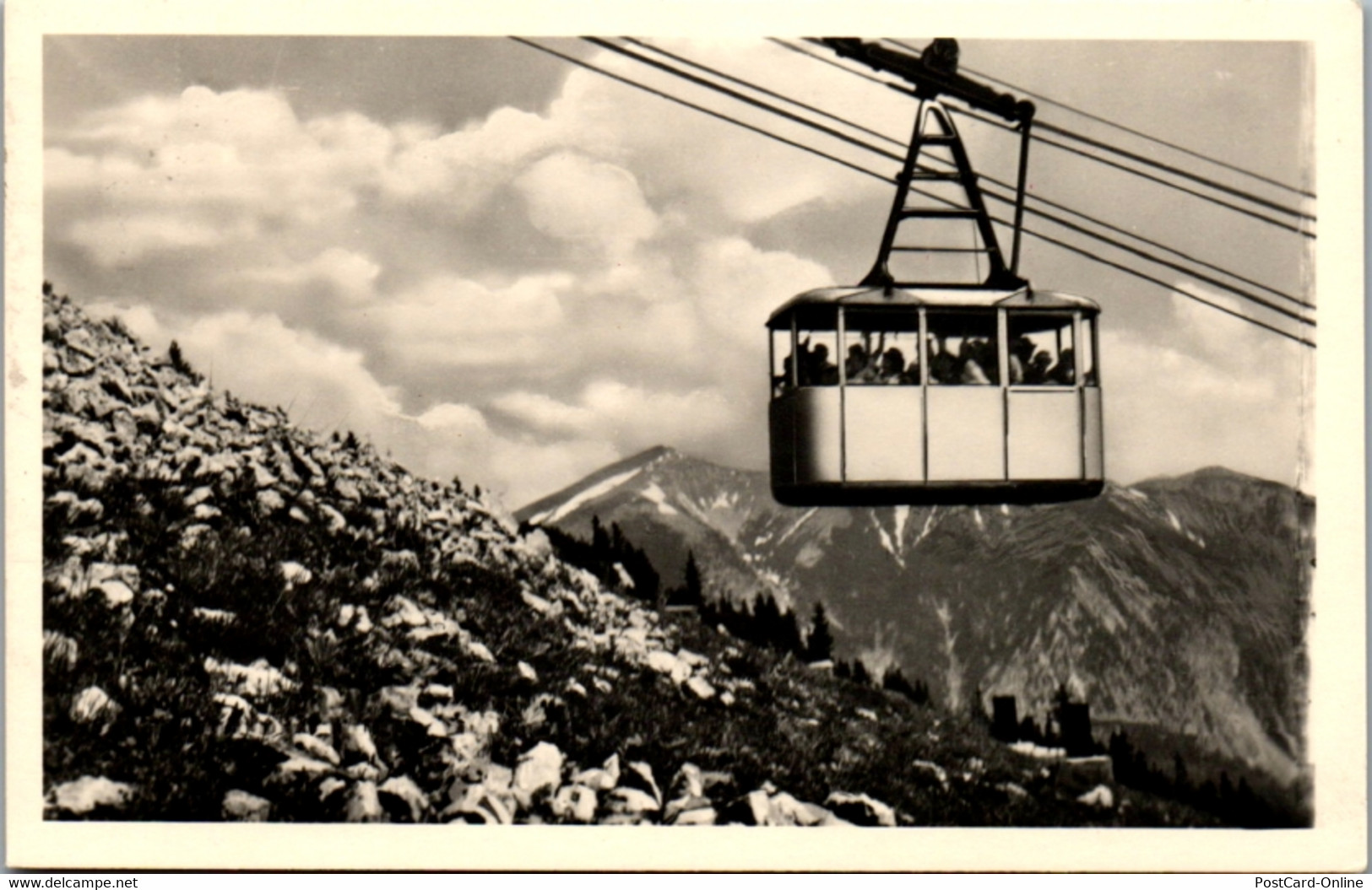 9748 - Niederösterreich - Raxbahn , Ausblick Auf Schneeberg , Seilbahn , Gondel - Gelaufen 1967 - Raxgebiet