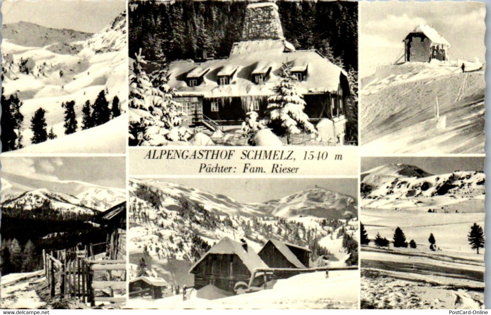 9772 - Steiermark - Judenburg , Alpengasthof Schmelz , Fam. Rieser - Gelaufen 1965 - Judenburg